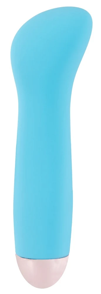 Blauwe minivibrator oplaadbaar en waterdicht