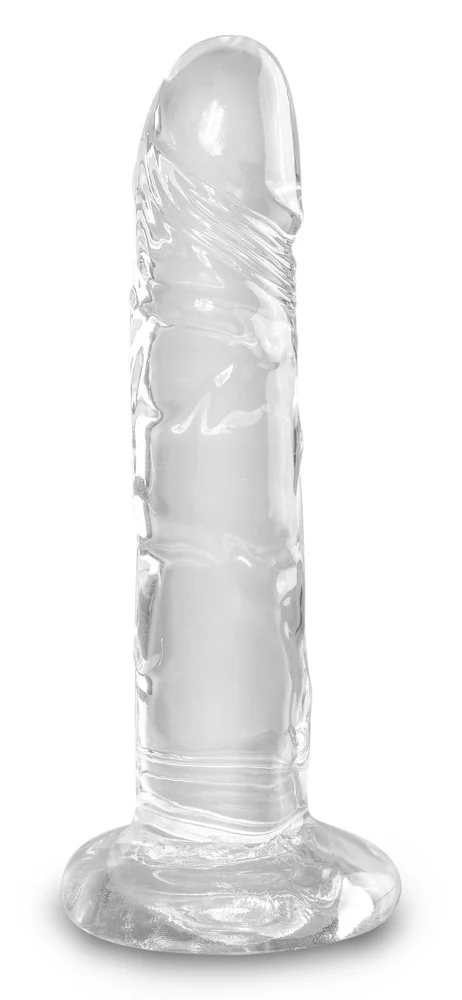 King Cock Clear 6" dildo met zuignap