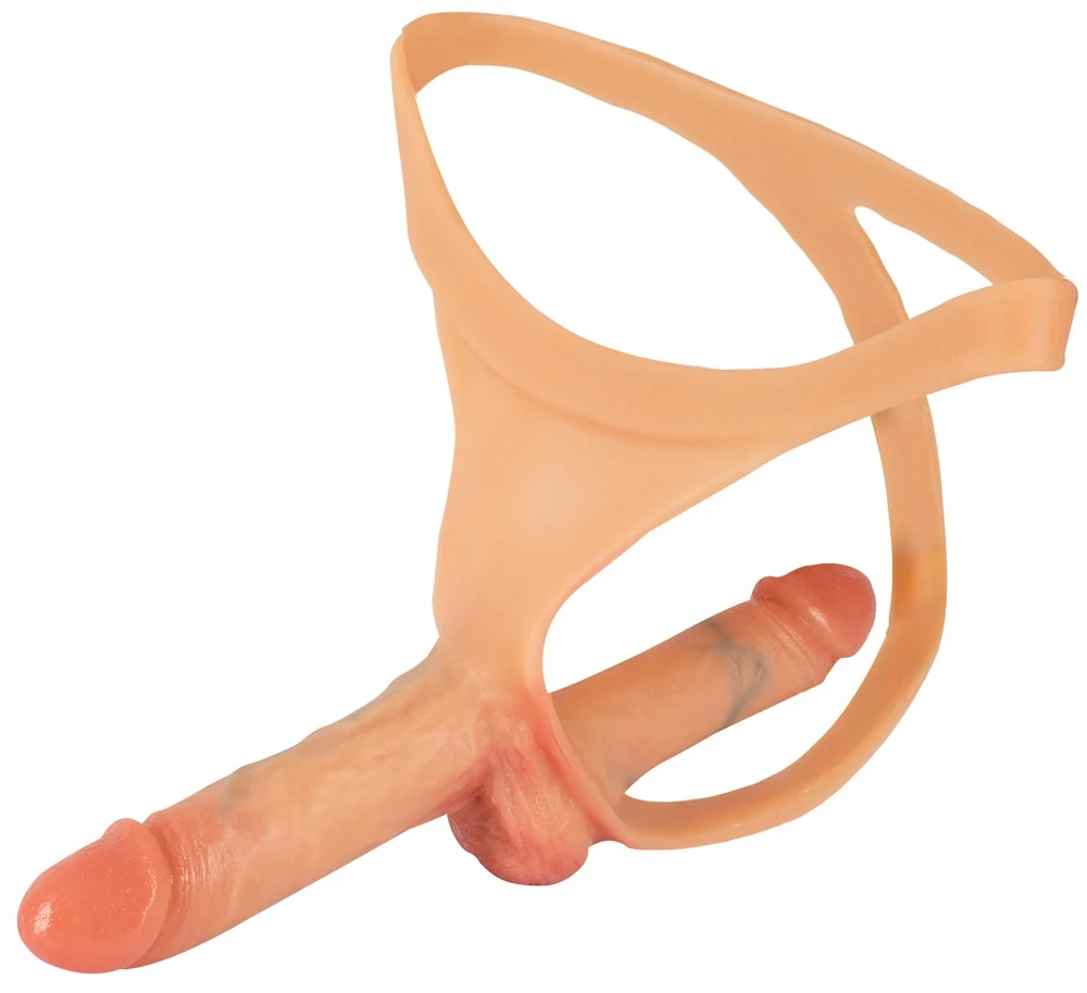 Dubbele Penis String van siliconen