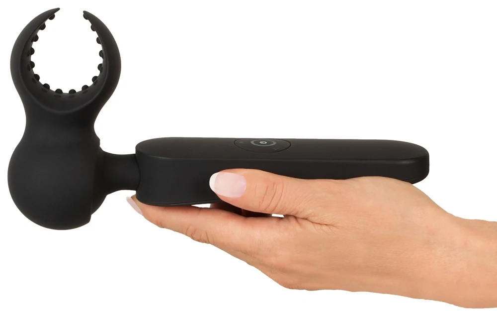Coup!es Choice oplaadbare massagestaaf met opzetstukken