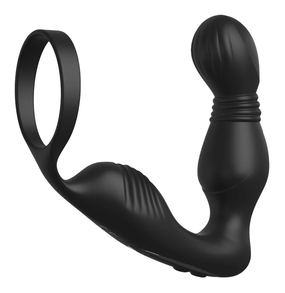 Ass-Gasm Pro P-Spot Milker anaal vibrator met penisring