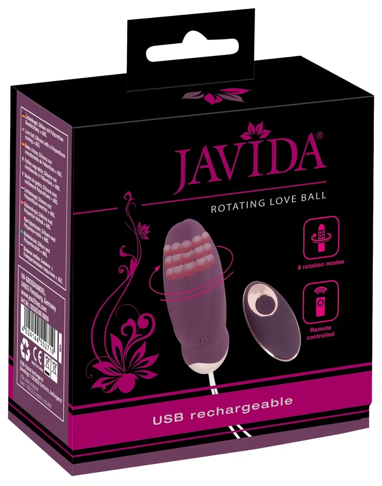 Javida Vibro-Egg RC Rotating Love Ball