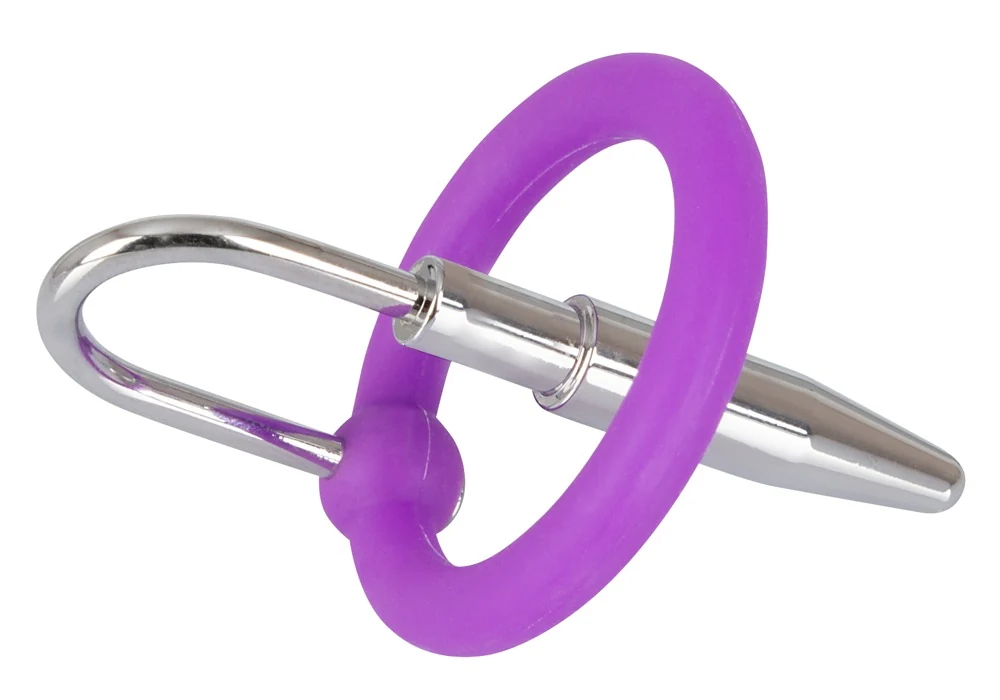 Urethrale penisplug met siliconen ring