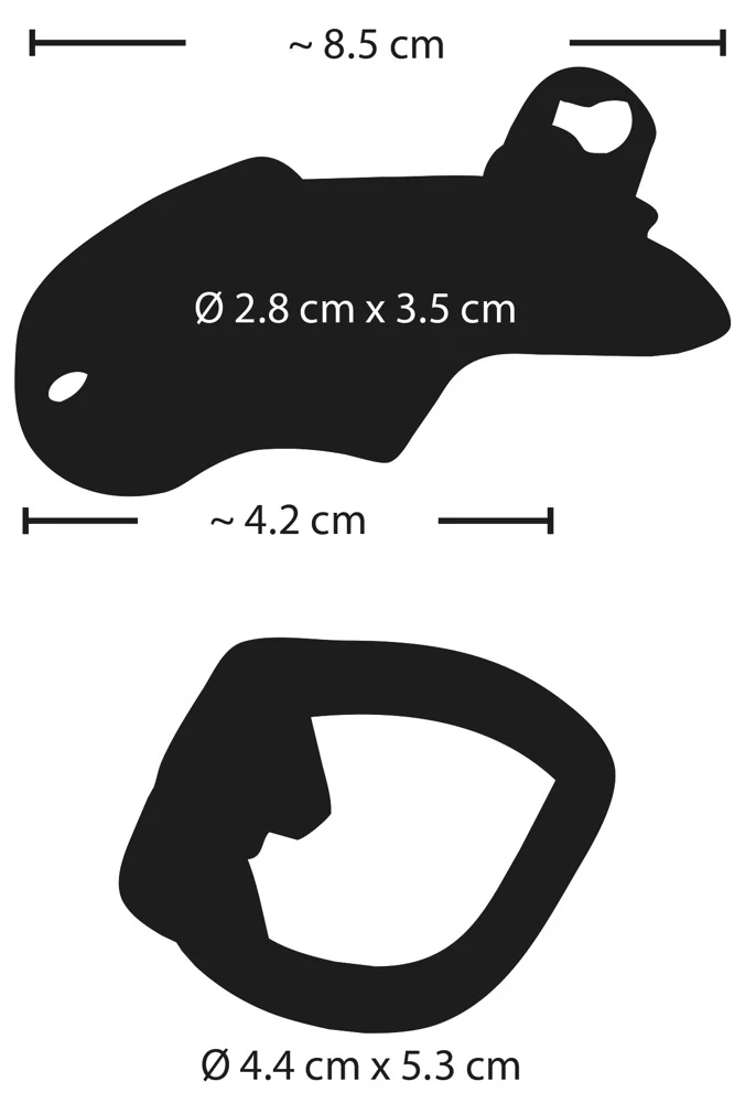 Fetish Collection Chastity Cage Short peniskooi