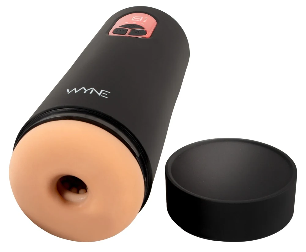 WYNE 07 automatische masturbator met vibratie en zuigfunctie