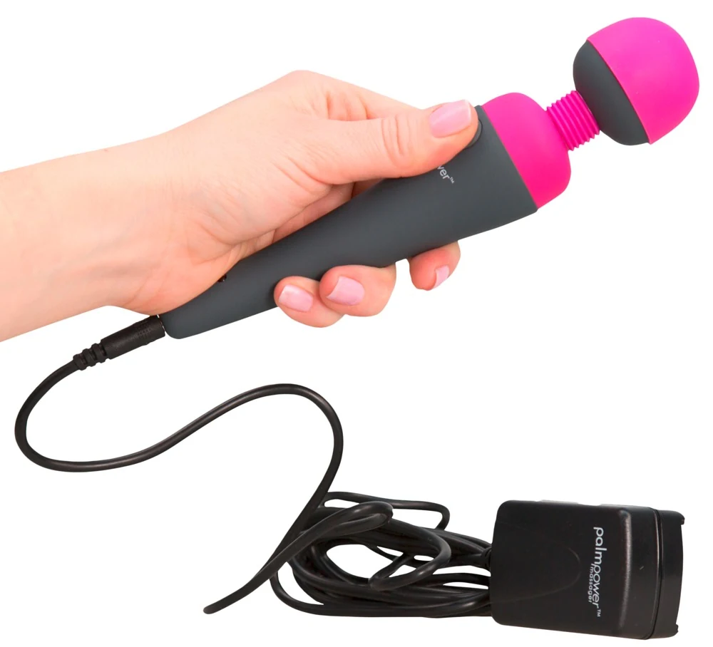 Palmpower massager met flexibele siliconen kop