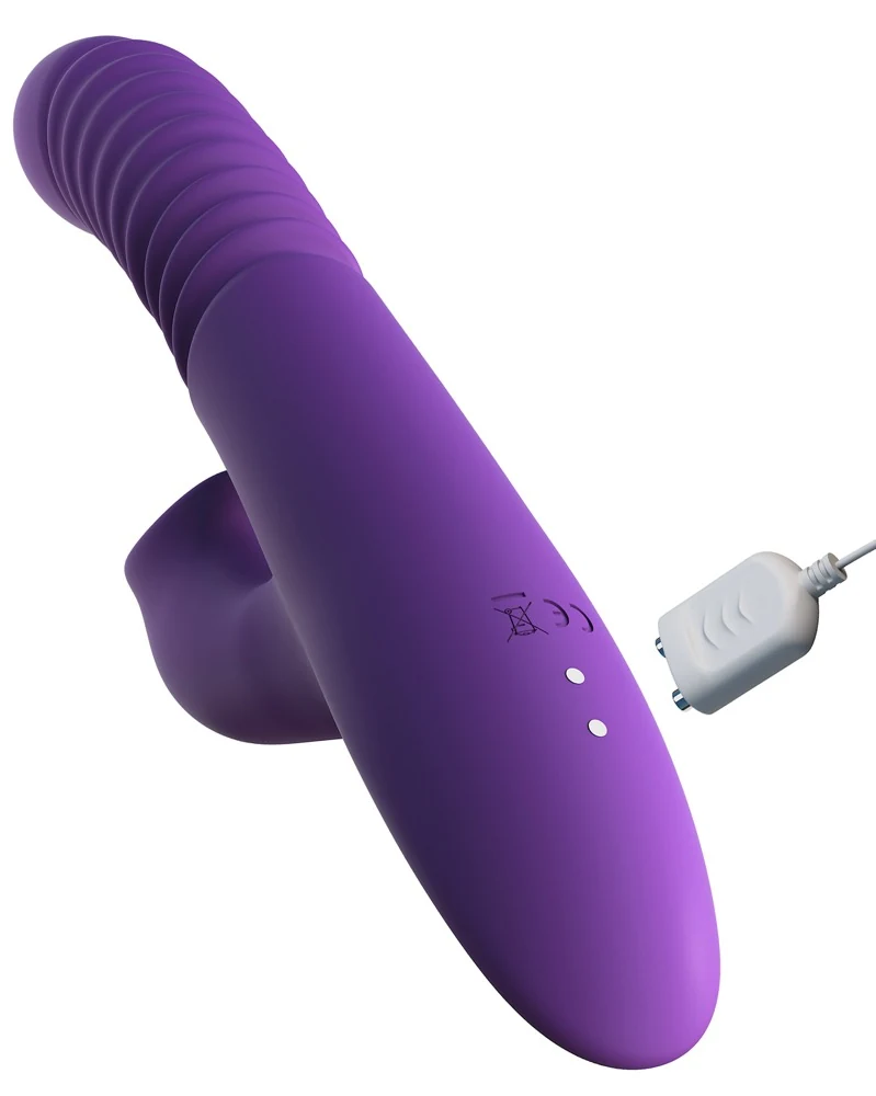 Rabbit vibrator met rotatie, stuwfunctie en warmte