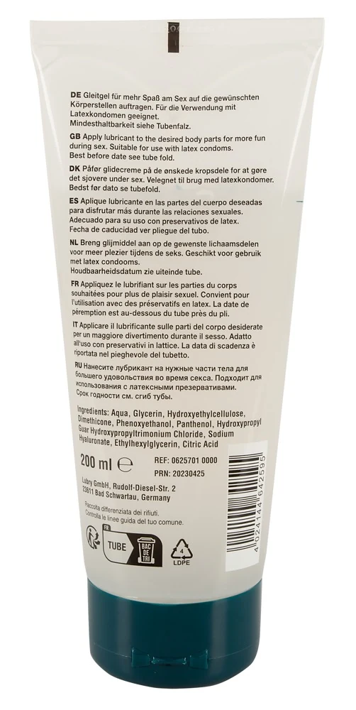 Just Glide Premium Anal Glijmiddel 200 ml