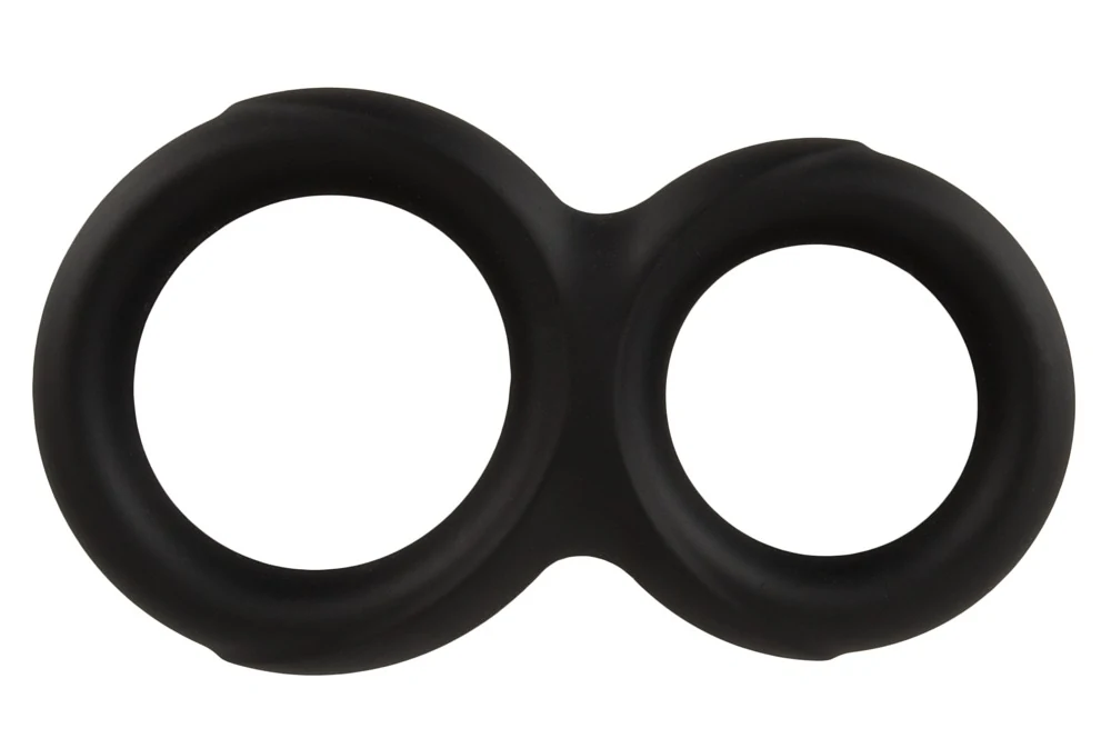 Erecto dubbele cockring van siliconen