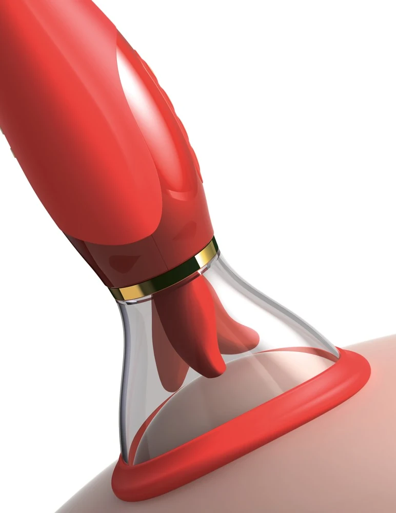 3-in-1 vibrator met clitorisstimulator en zuignap