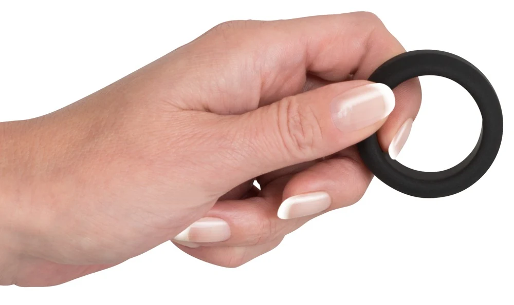 Black Velvets penisring siliconen 3,2 cm