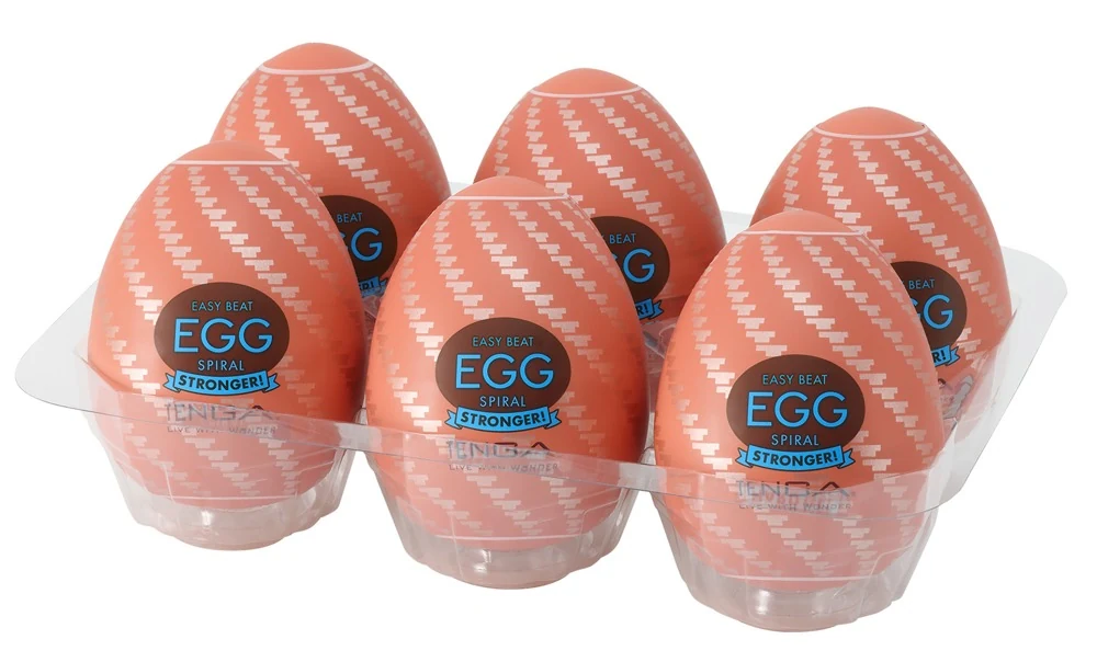 Tenga Egg Spiral Stronger - 6 stuks