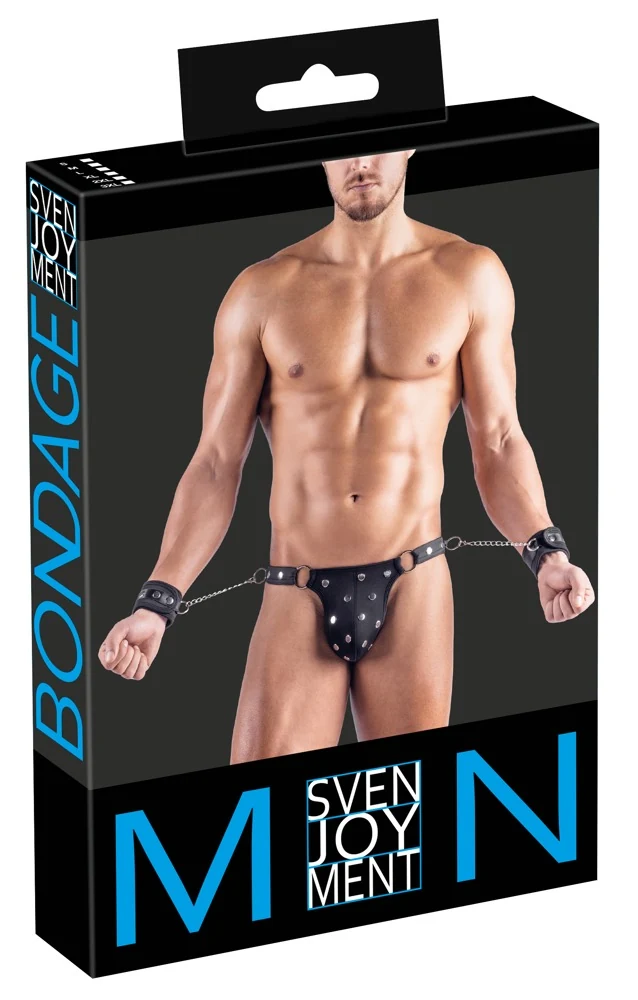 Svenjoyment Bondage Rio string met handboeien