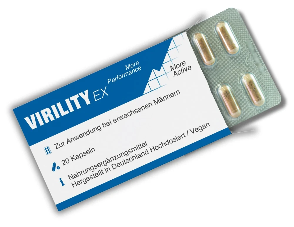 VirilityEx capsules voor mannen - 20 stuks