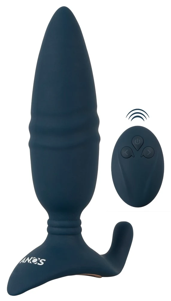 ANOS RC Thrusting Butt Plug met Vibratie