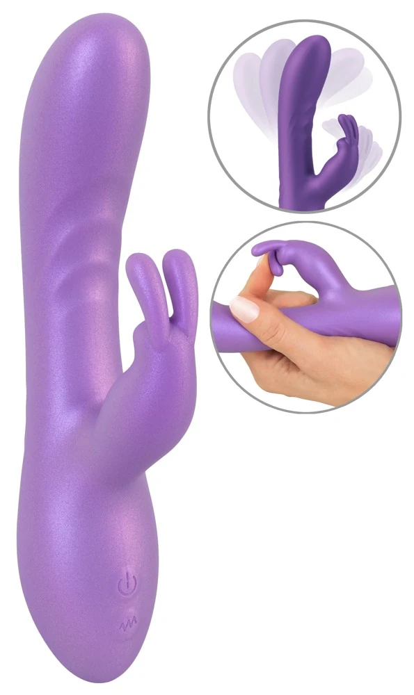 Flexible Rabbit Vibrator Metallic