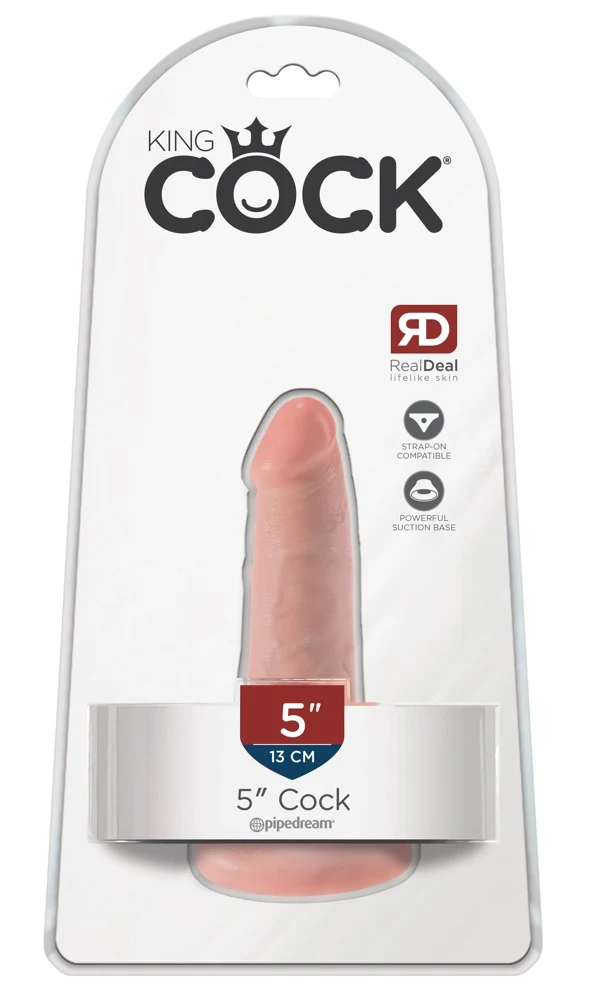 Realistische dildo met zuigvoet 14 cm