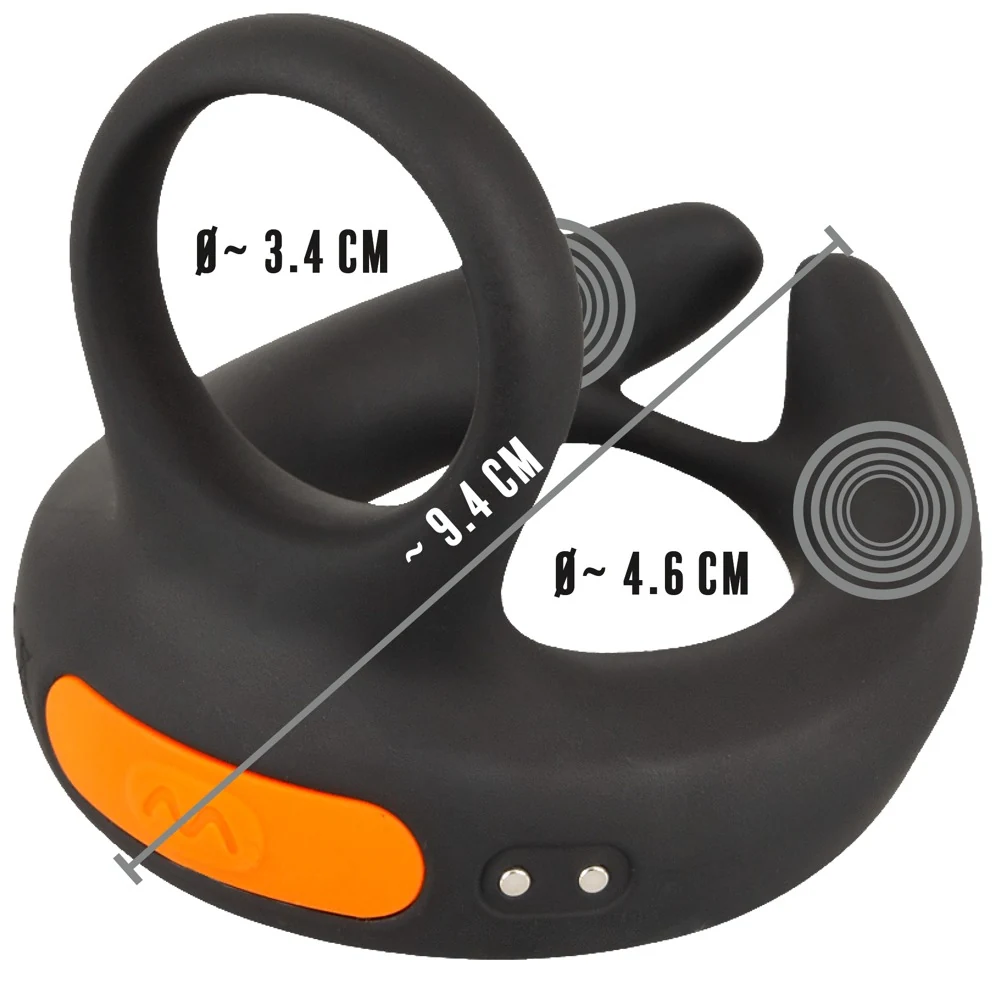 Rebel RC scrotum stimulator met vibraties