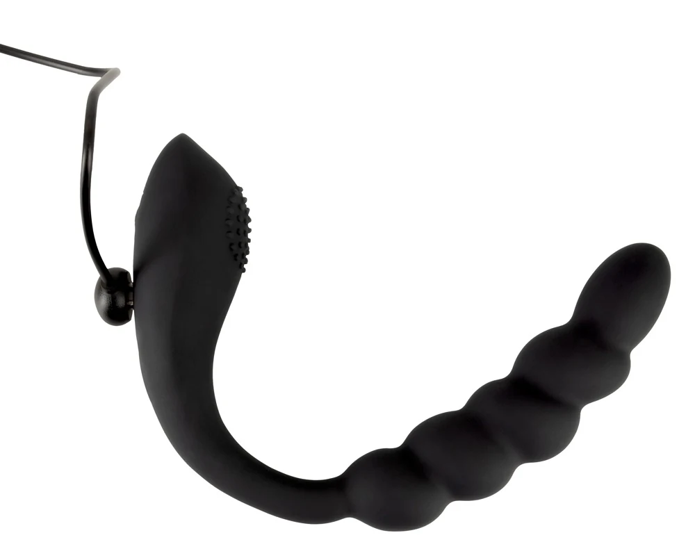 Black Velvets buigbare dubbele vibrator