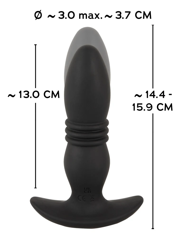 ANOS Vibro Anaalplug RC Thrusting Massager