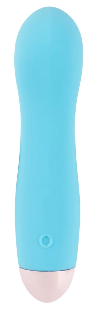 Blauwe minivibrator oplaadbaar en waterdicht