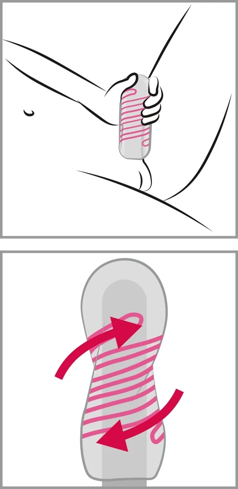 TENGA Spinner transparante masturbator
