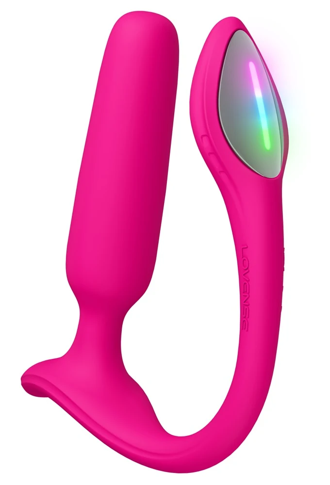 Lovense Lush Anal Bluetooth plug vibrator met LED