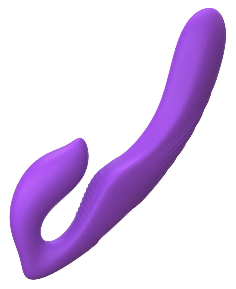 Strapless strap-on vibrator met afstandsbediening