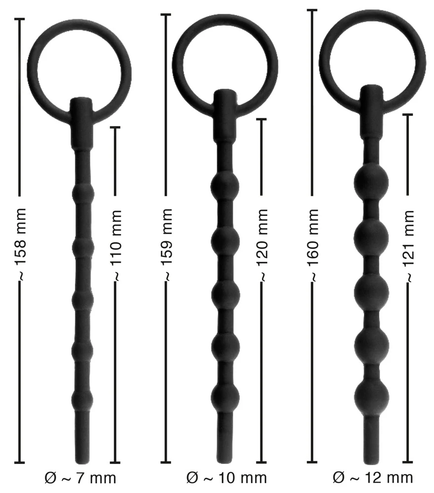 Penisplug trainingsset met 3 dilators