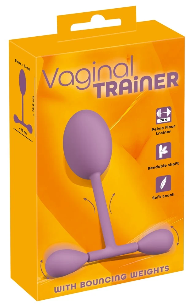 Vaginale trainer met stuitergewichten