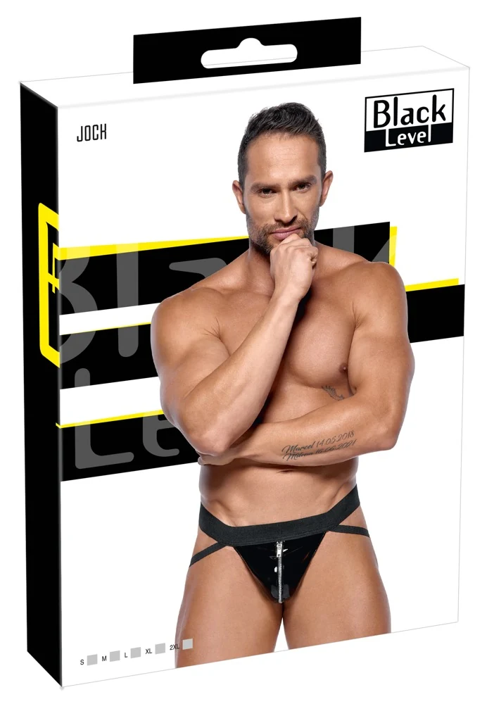 Black Level lak jock met rits