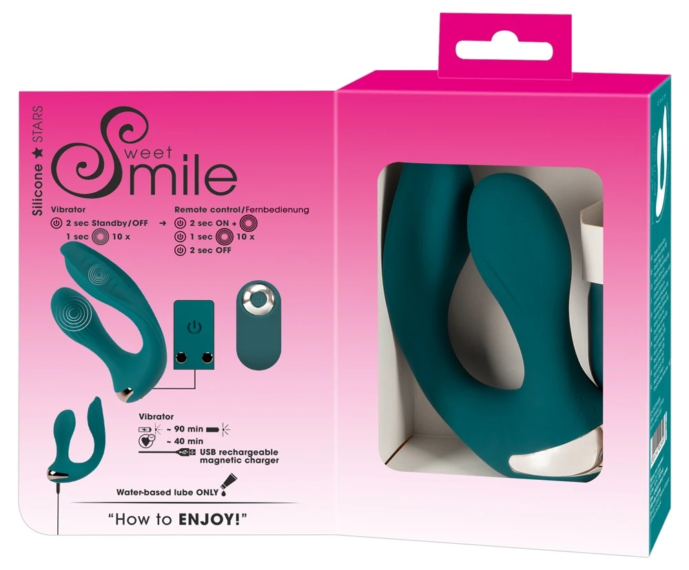 Sweet Smile dubbele vibrator met afstandsbediening