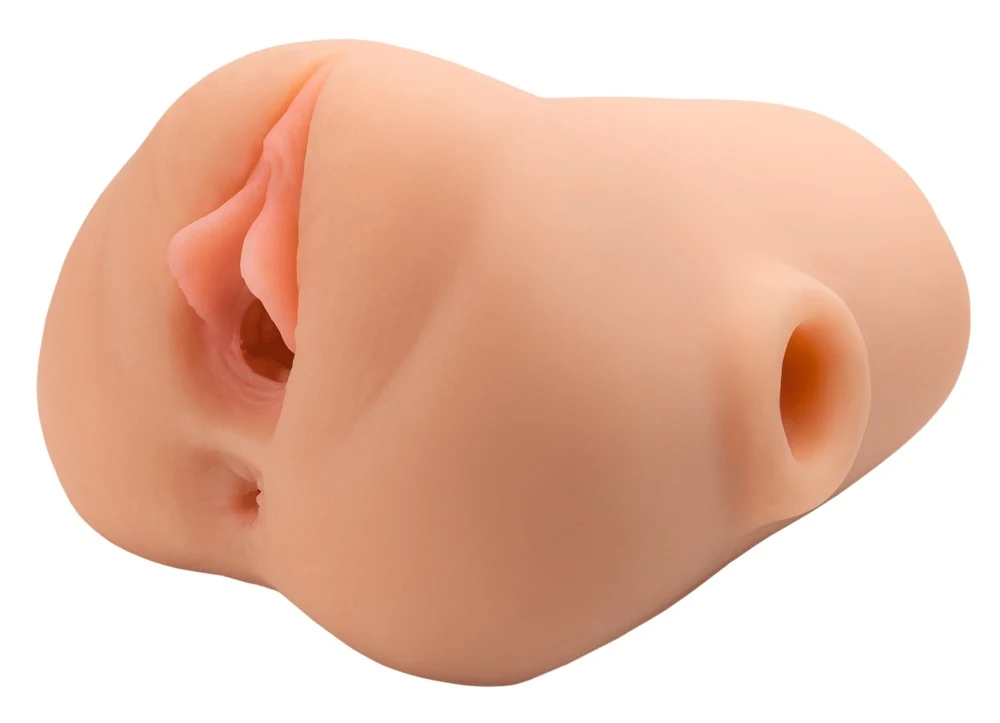 PDX Plus Double Pounder Vibrating Squeeze Stroker
