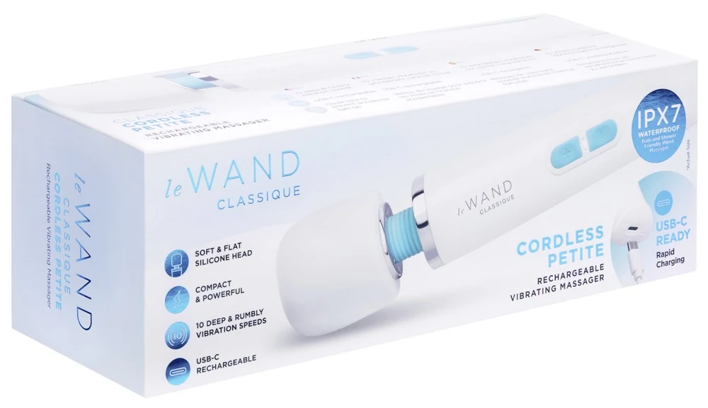 le WAND Classique Cordless Petite massagestaaf
