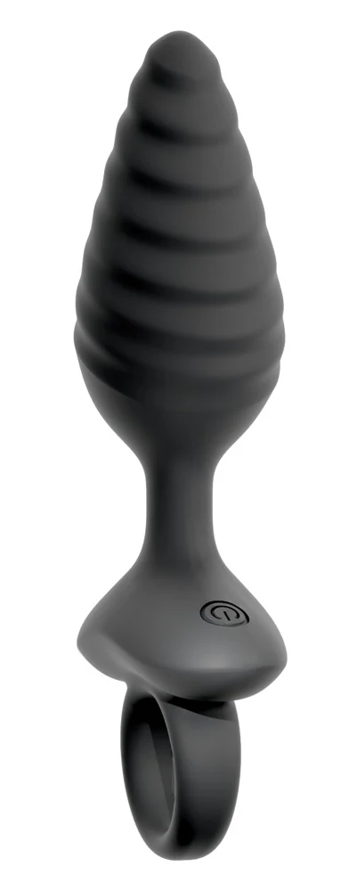 ANOS Flexible Butt Plug Twisted Design met Vibraties