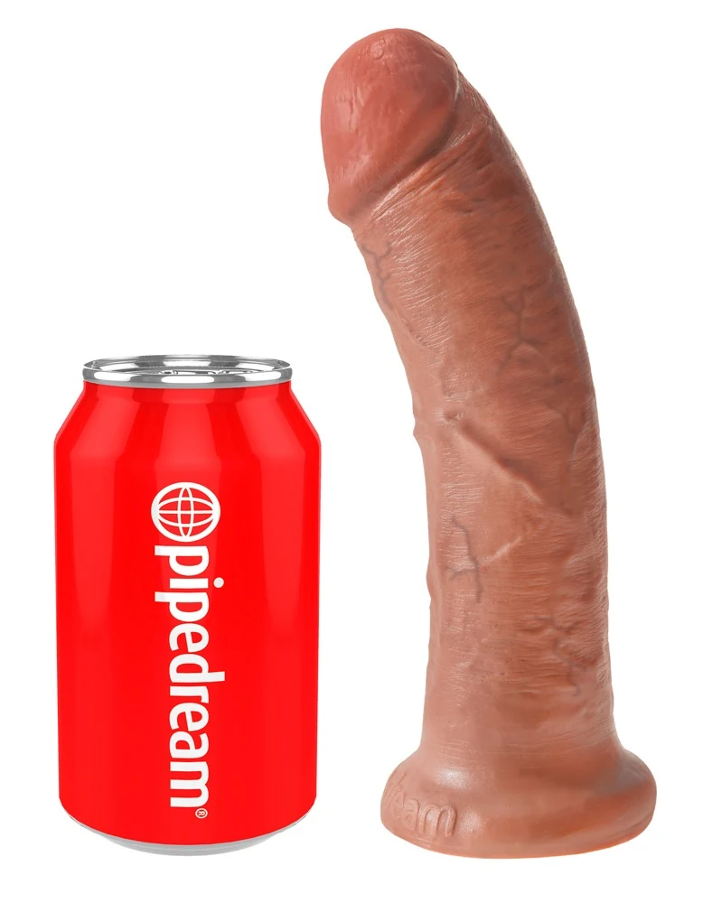 Realistische dildo met zuigvoet 21,5 cm