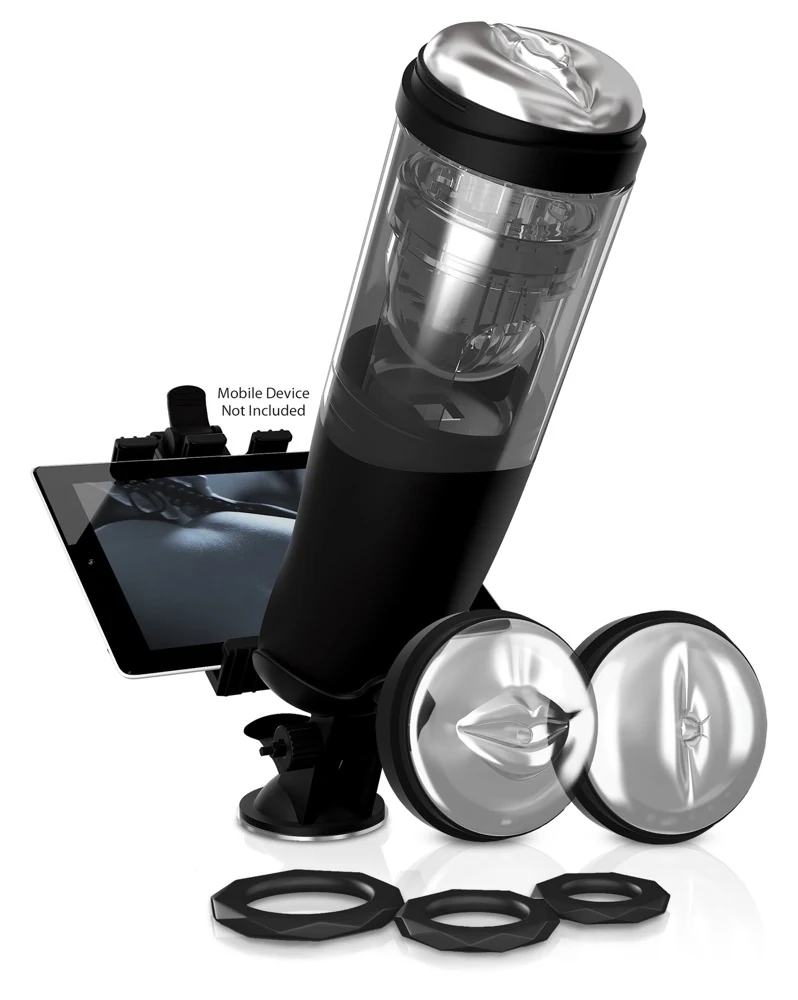 Deluxe Mega-Bator masturbator met 3 openingen