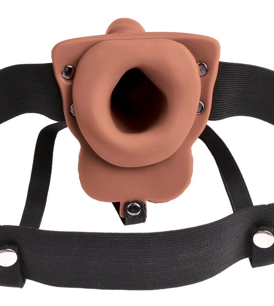 Holle strap-on vibrator met vibratie en verstelbare band