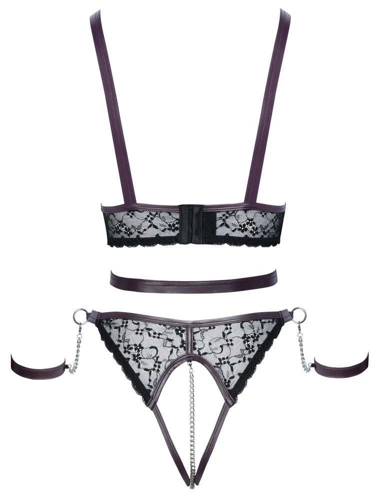 Cottelli Bondage ouvert set met boeien