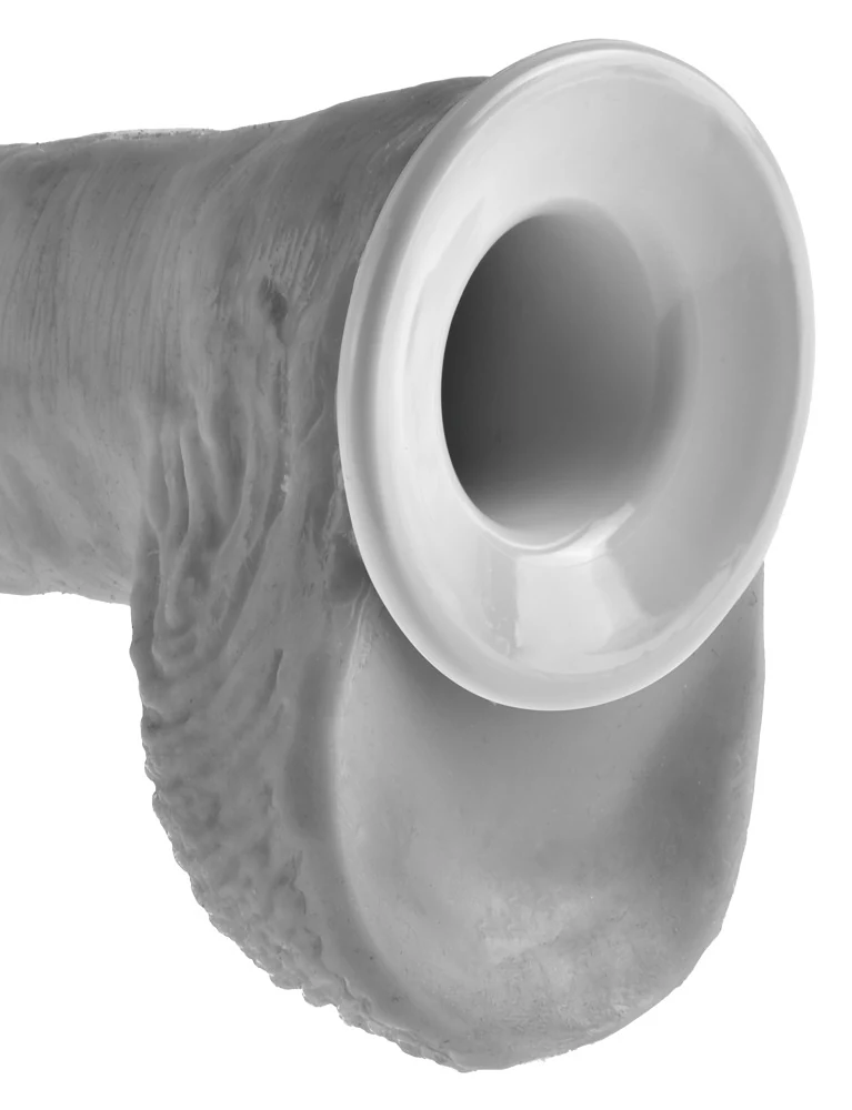 Verstelbaar zwart harnas met holle dildo