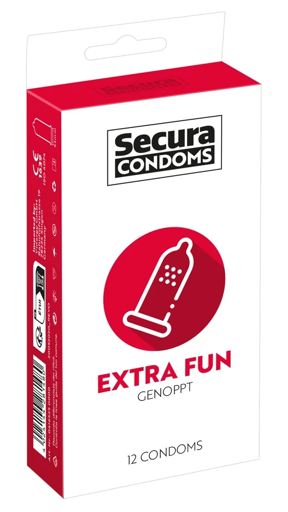 Secura Extra Fun condooms met nopjes 12 stuks