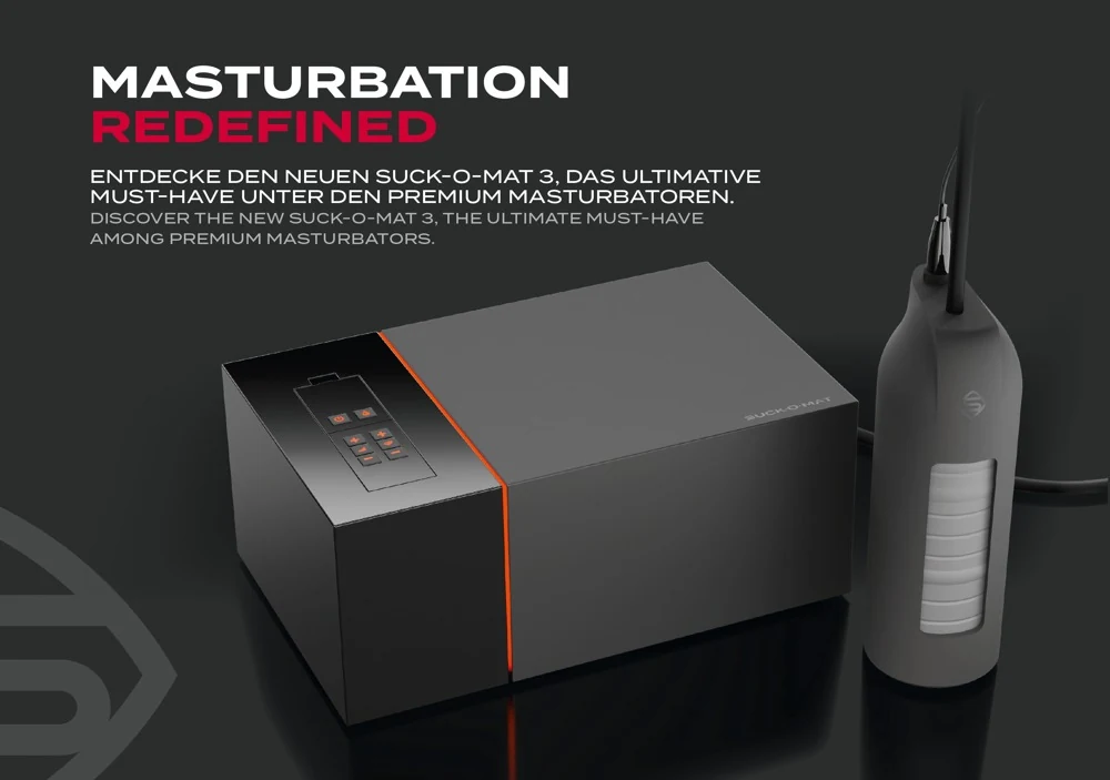 Suck-O-Mat 3 automatische masturbator met warmte