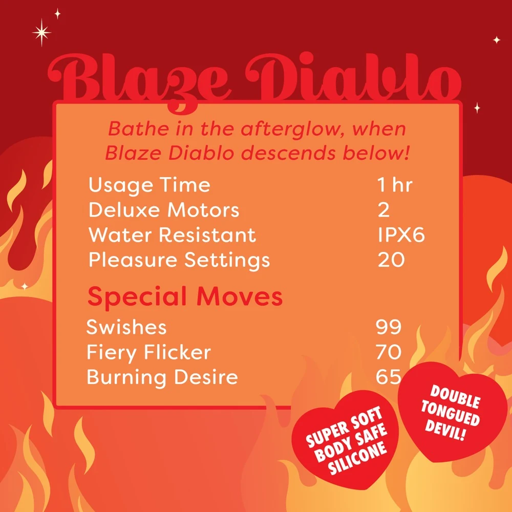 Unihorn Blaze Diablo lay-on vibrator