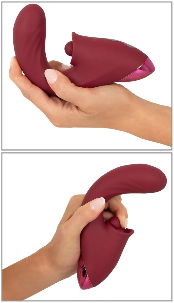 Javida 3-functie vibrator met stoot- en tikfunctie