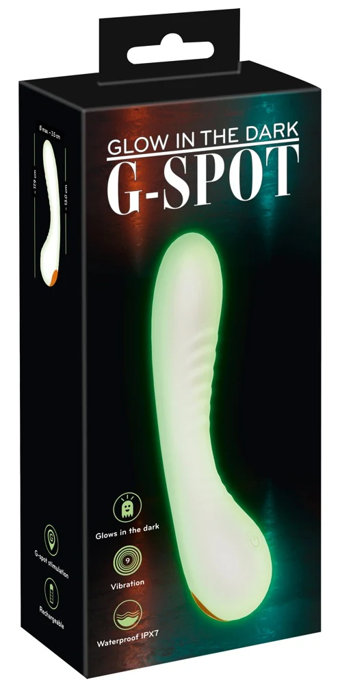 Glow in the dark G-spot vibrator