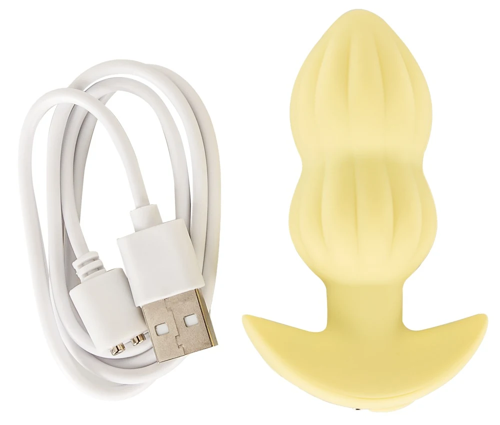 Vibrerende Mini Butt Plug Geel