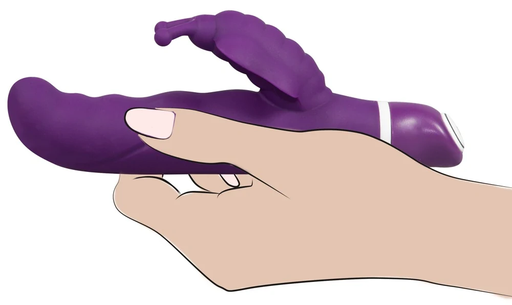 Vlindervibrator met clitorale arm