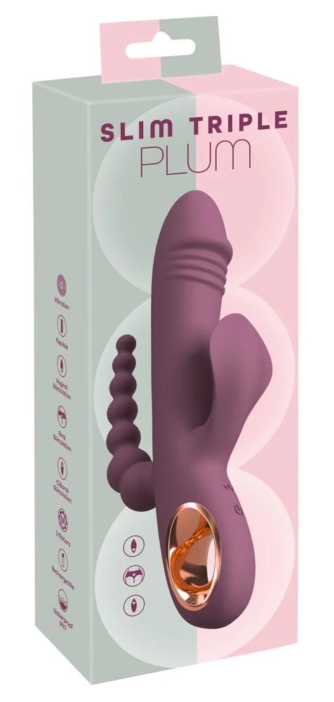You2Toys Slim Triple Plum vibrator