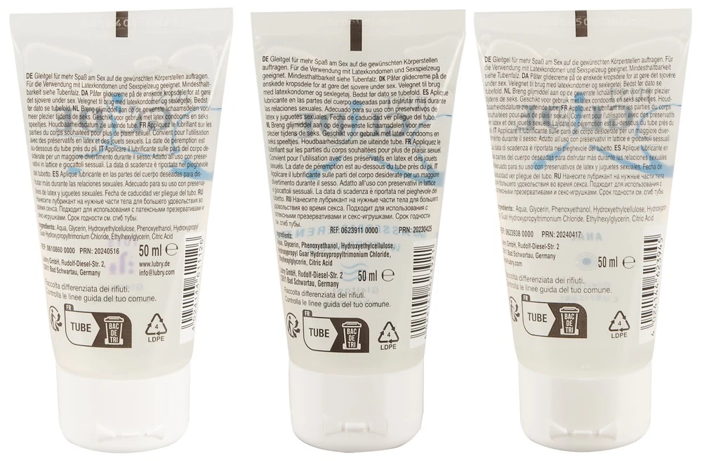 Just Glide glijmiddel set 3 x 50 ml