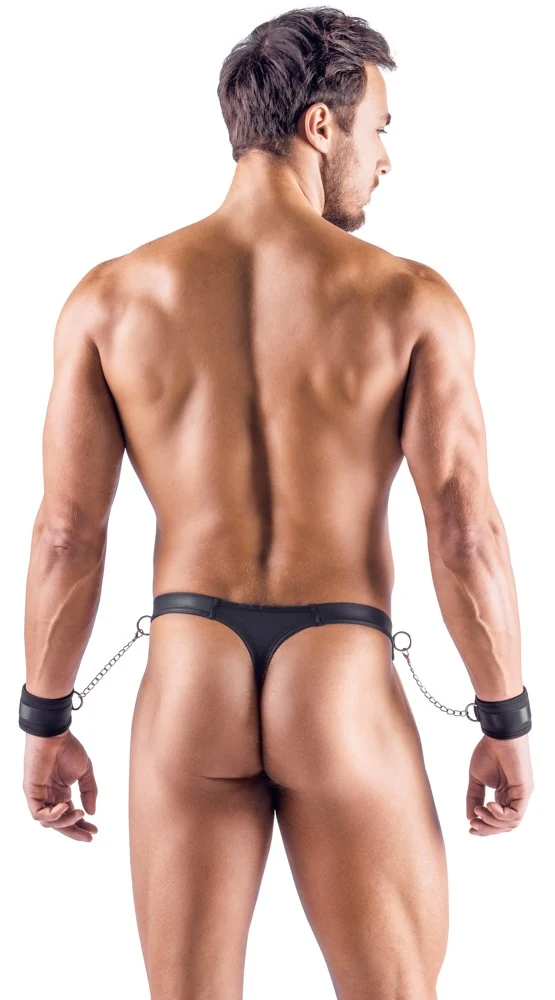 Svenjoyment Bondage Rio String met Handboeien